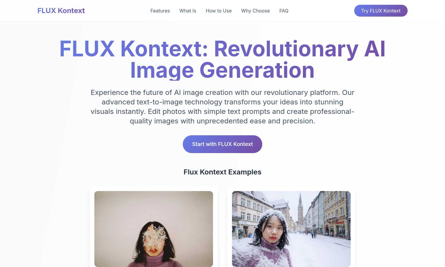 flux kontex application interface and features