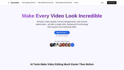 EasyVideo - AI tool for Content Creation