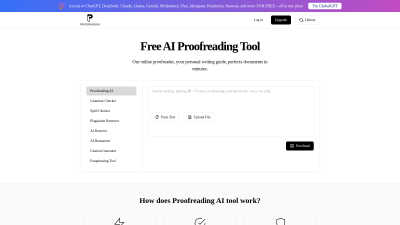 Proofreading AI - AI tool for Education & Learning