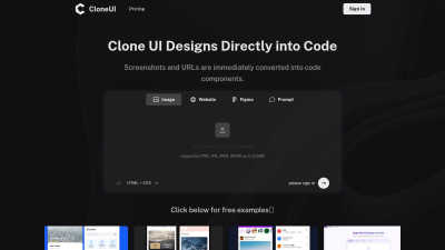 CloneUI - AI tool for Design Tools