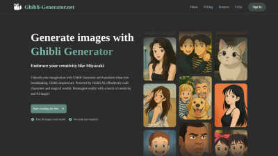 Ghibli Generator - AI tool for Content Creation