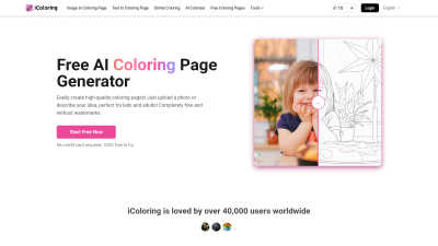 iColoringAI - AI tool for Design Tools