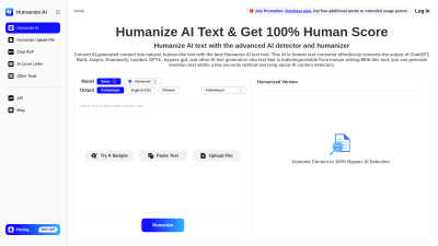 Humanize AI - AI tool for Blogging & Publishing