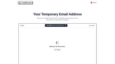 Tempmail.world - AI tool for Email Tools