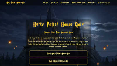Harry Potter House Quiz - AI tool for AI Assistants