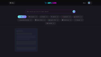 AnyLearn.ai - AI tool for Education & Learning
