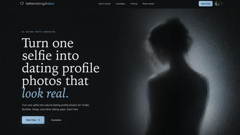 Better Dating Photos application interface and features