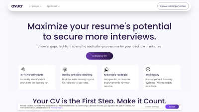 avua CV Analysis - AI tool for AI Assistants