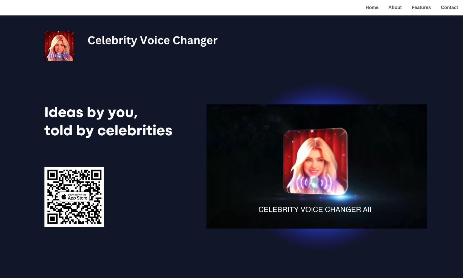 Celebrity Voice Changer Website