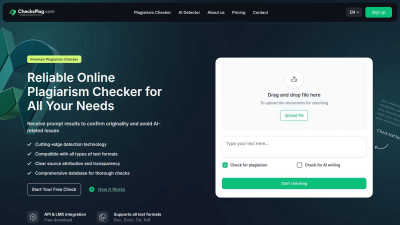 ChecksPlag.com - AI tool for Content Creation