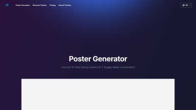 Poster Generator - AI tool for Design Tools