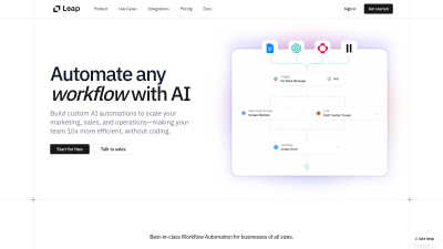 Leap AI - AI tool for AI Assistants