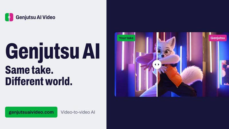 Genjutsu AI Video Editor application interface and features