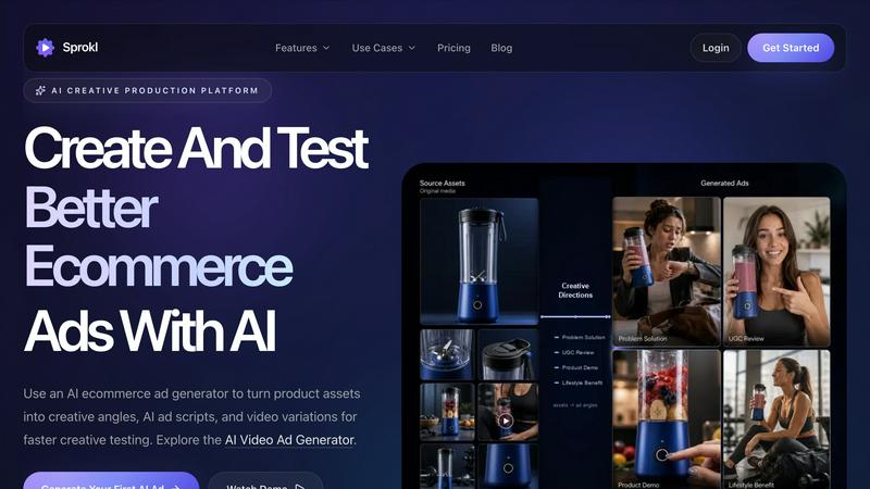 Sprokl application interface and features