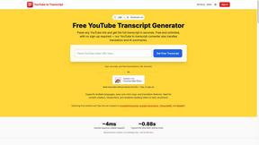 GetYouTubeTranscript - product for AI Assistants