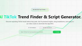 GoViralTrend - Al TikTok Trend Finder & Script Generator - product for productivity