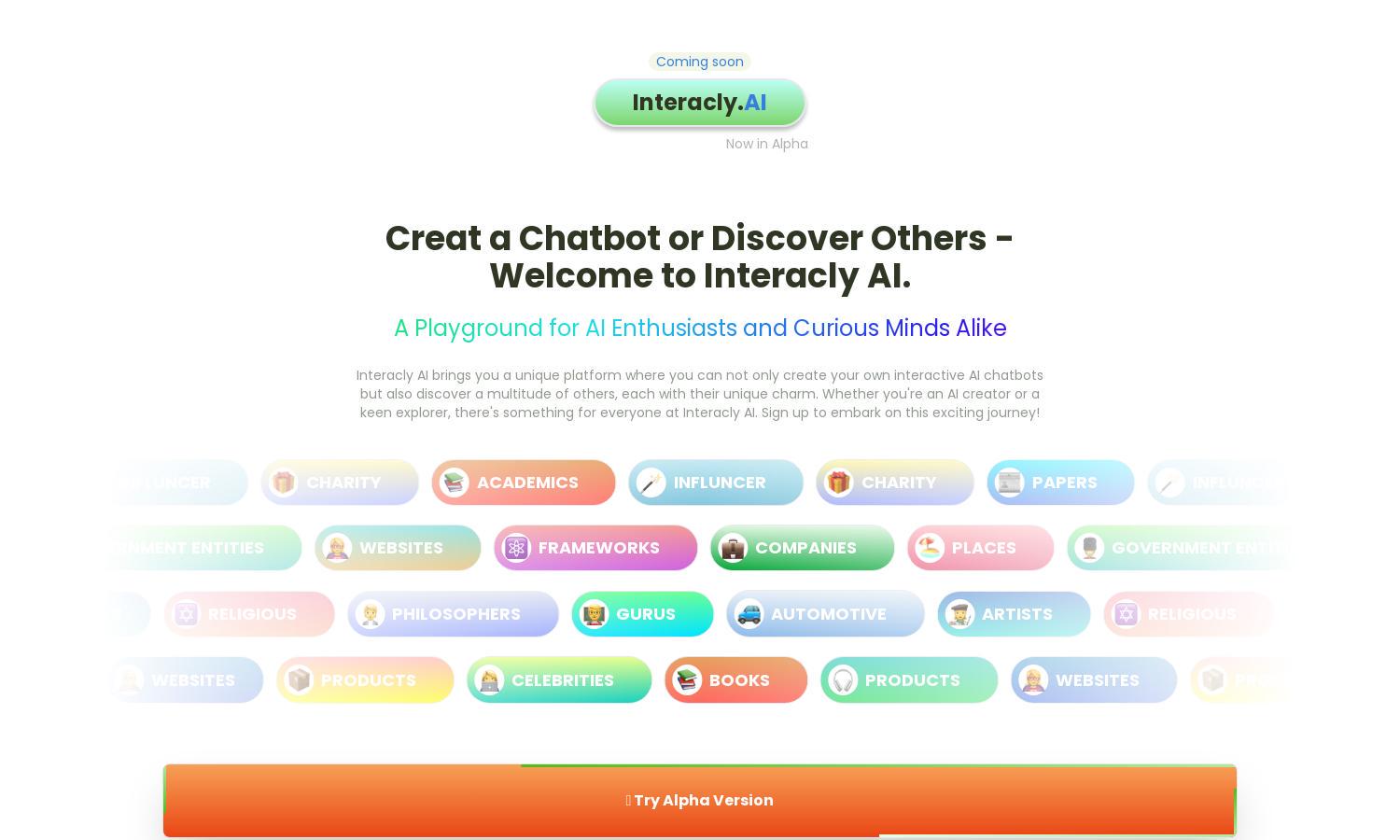 Interacly AI Website