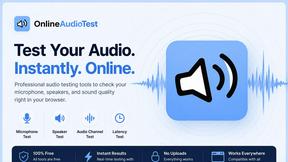online audio test - product for Dev Tools