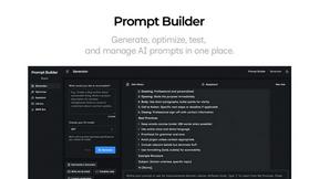 Prompt Builder - product for AI Assistants