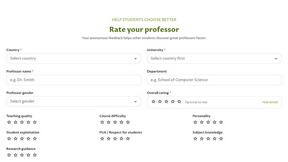 Rate My Professor - product for Education & Learning