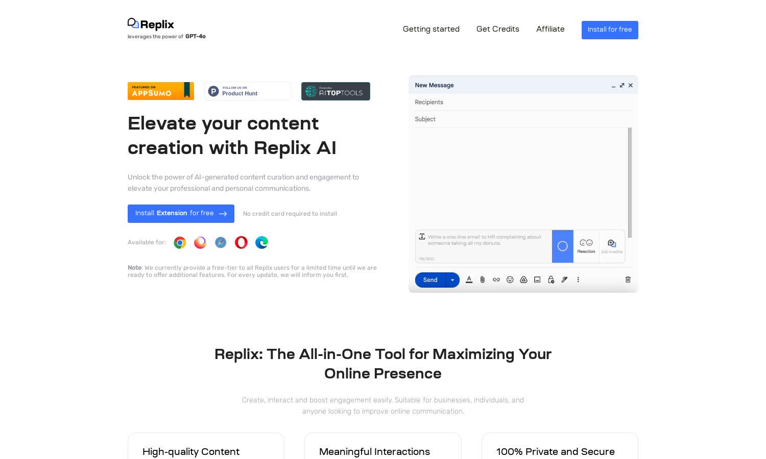 Replix.ai Website