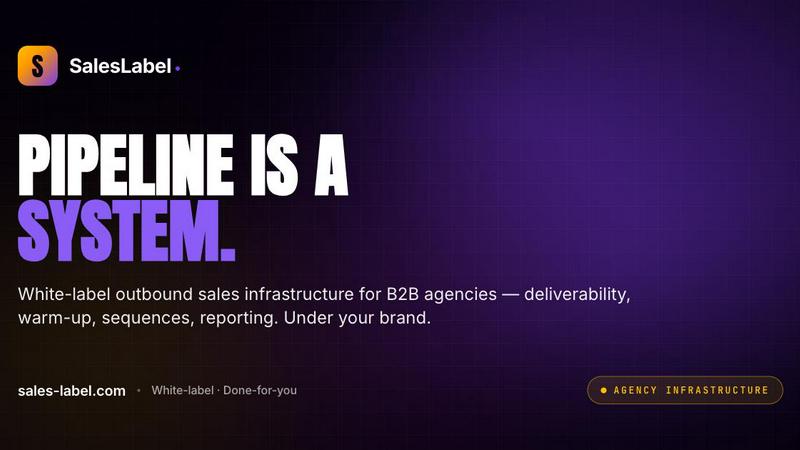 SalesLabel application interface and features