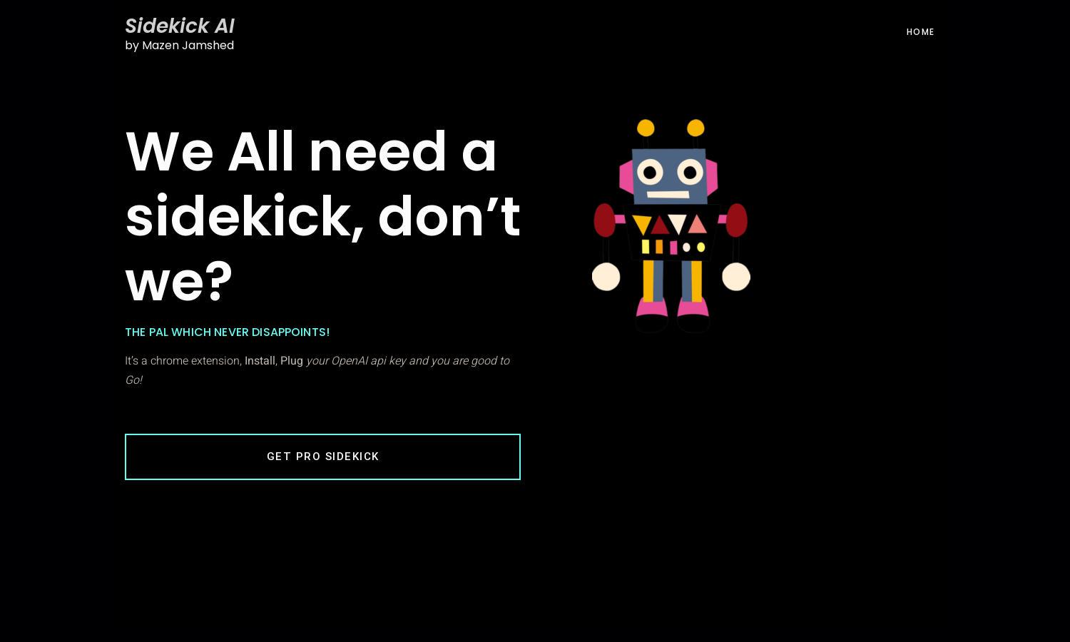 SideKick AI Website