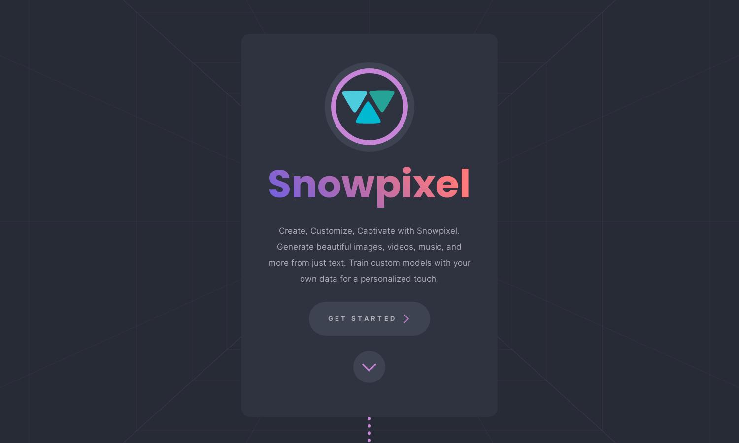 Snowpixel App Website