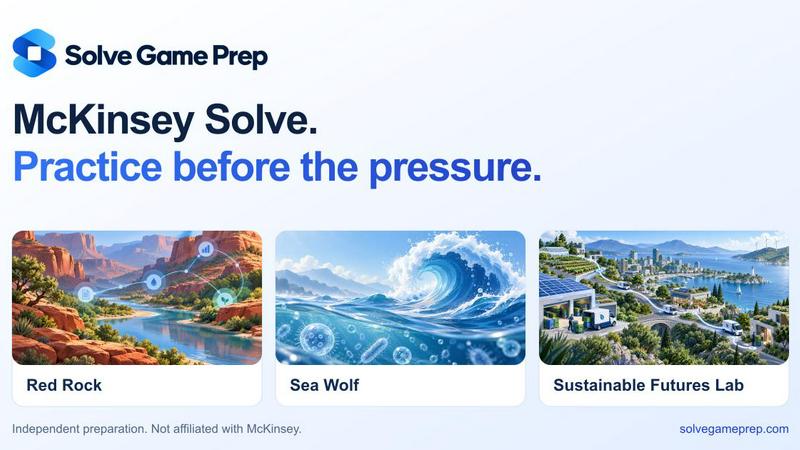 Solve Game Prep application interface and features