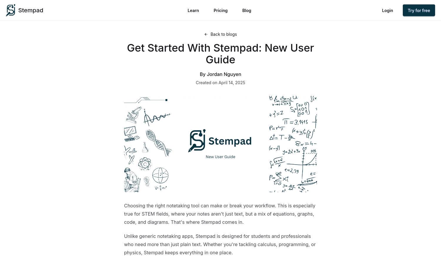 Stempad Website