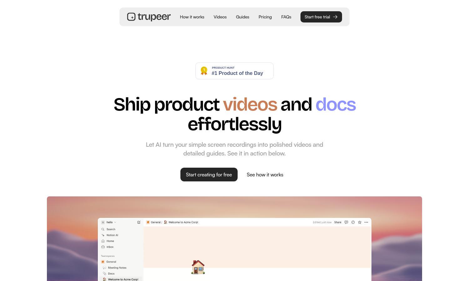 Trupeer Website