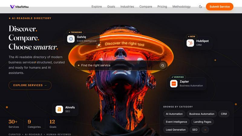 Vibe To You application interface and features