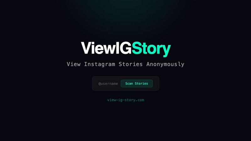 ViewIGStory screenshot