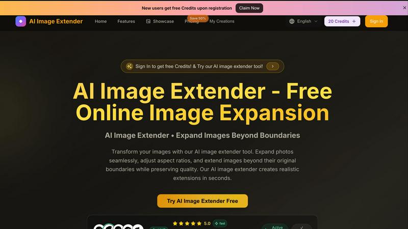 AI Image Blender application interface and features